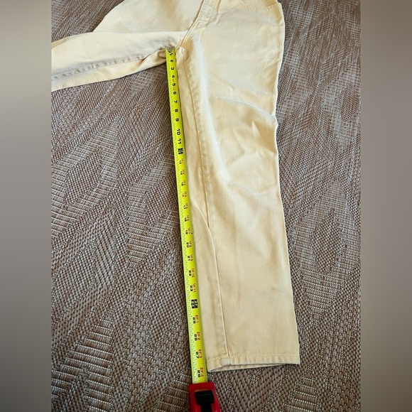 Stefano International Women's Vintage Rare 80's 90's Yellow Denim Jeans,Size 10 - Picture 5 of 10